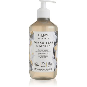 I Love Naturals Tonka Bean & Myrrh Săpun lichid pentru mâini - imagine 2